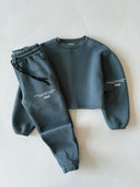 Youth Print Detailed Sweatshirt