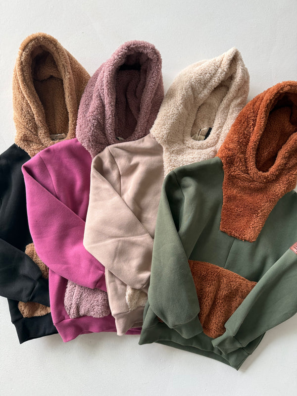 Genç Unisex Kanguru Cepli Kapüşonlu Sweatshirt | 9–15 Yaş | RG Brand | RG3310