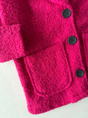 Young Jacket Collar Buttoned Coat