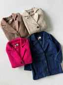 Young Jacket Collar Buttoned Coat