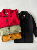 Young Button-Front Coat