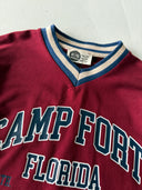 طقم تنورة قصيرة بطيات مطبوعة من الأمام للشباب، قطعتان