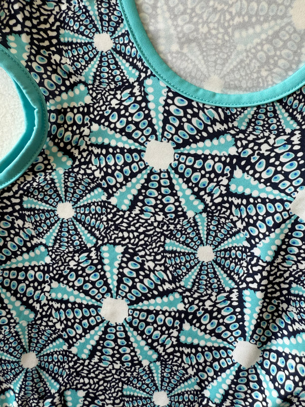 Genç Kız Desenli Tam Likralı Mayo ve Toka | 9–15 Yaş | RG Brand | RG3341