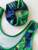 Gemusterter, schnell trocknender Badeanzug aus Lycra mit Schnalle für junge Mädchen