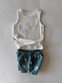 Baby Undershirt and Swim Shorts Set