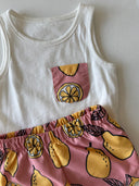 Baby Undershirt and Swim Shorts Set