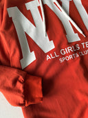 Genç Önü Baskılı Kapüşonlu Arkası Yırtmaçlı Sweat Elbise