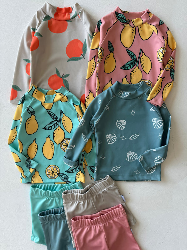 Baby-Badeset mit Langarmshirt & Shorts | 6 Monate–4 Jahre | RG Brand | RG339