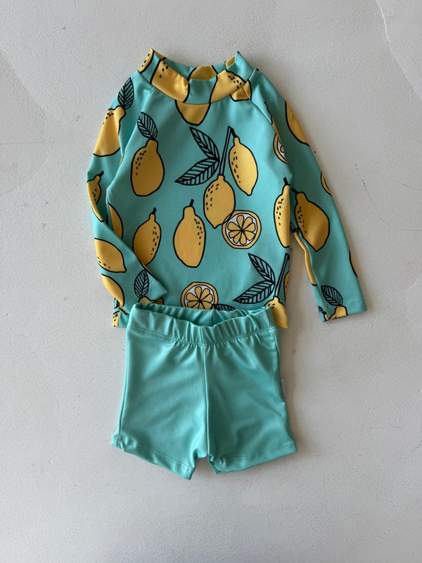 Baby-Badeset mit Langarmshirt & Shorts | 6 Monate–4 Jahre | RG Brand | RG339