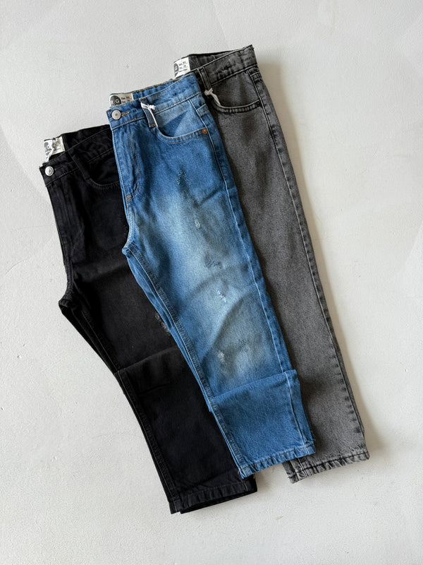 Regular-Fit-Jeans für Jugendliche | 100 % Baumwolle, bequemer Schnitt | Mädchen & Jungen | 9–15 Jahre | RG3398
