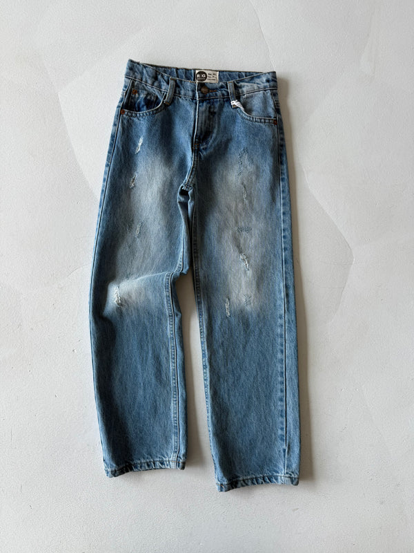 Weite Hose für Mädchen und Jungen | 9–15 Jahre | Blau, Schwarz und Grau | Bequeme Kinderhose | RG3399