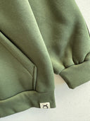 Young 3-thread Hooded Zippered Sweatshirt