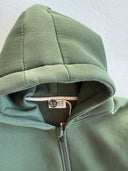 Young 3-thread Hooded Zippered Sweatshirt