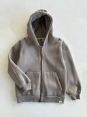 Young 3-thread Hooded Zippered Sweatshirt