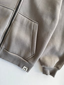 Young 3-thread Hooded Zippered Sweatshirt