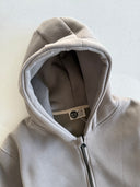 Young 3-thread Hooded Zippered Sweatshirt