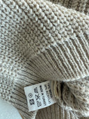 Crew Neck Buttoned Sweater