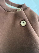 Bebek Cepli Düğmeli Kazak