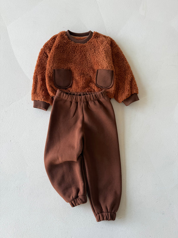 Baby Plush Sweatshirt and Sweatpants with Pockets | 6 Months–4 Years | RG Brand | RG356