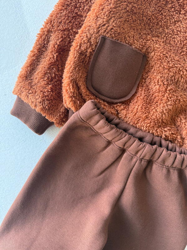 Baby Plush Sweatshirt and Sweatpants with Pockets | 6 Months–4 Years | RG Brand | RG356
