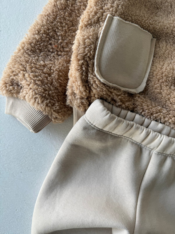 Baby Plush Sweatshirt and Sweatpants with Pockets | 6 Months–4 Years | RG Brand | RG356