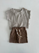 Muslin Baby Set | Shirt &amp; Pants 2-Piece Set