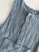 100% Cotton Baby Muslin Romper | RG Brand