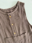 100% Cotton Baby Muslin Romper | RG Brand