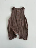 100% Cotton Baby Muslin Romper | RG Brand