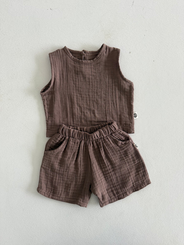 Katoenen mousseline baby shortpak | RG Brand | RG367