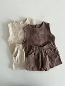 Cotton Muslin Baby Shorts Set | RG Brand