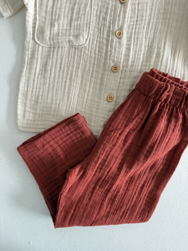 Pamuklu Müslin Bebek Takımı | RG Brand – Yumuşak ve Nefes Alabilir | RG368