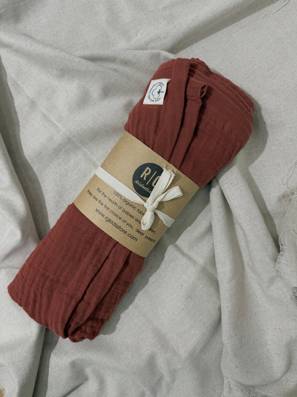 Ring-Sling-Babytragetuch | 100 % Baumwolle | Ab der Geburt | Gold- & Silberringe | RG Brand | RG370