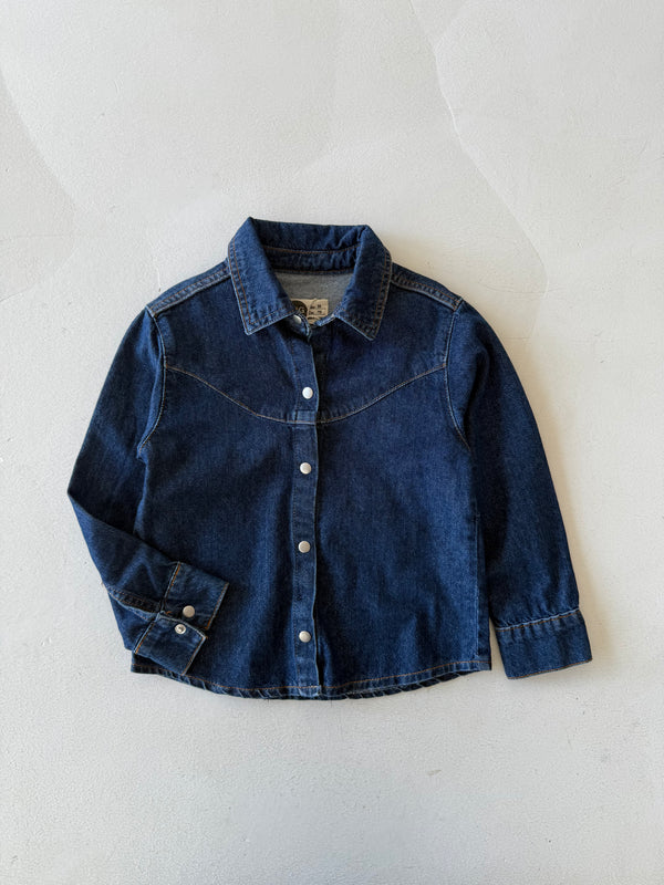 Kız & Erkek Genç Oversize Fit Kot Ceket – Rahat Kalıp, Günlük Stil | RG6062