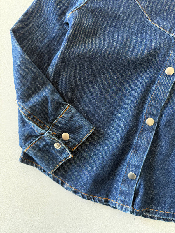Kız & Erkek Genç Oversize Fit Kot Ceket – Rahat Kalıp, Günlük Stil | RG6062