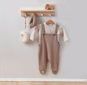 Baby Rompers, T-Shirt and Beanie Set