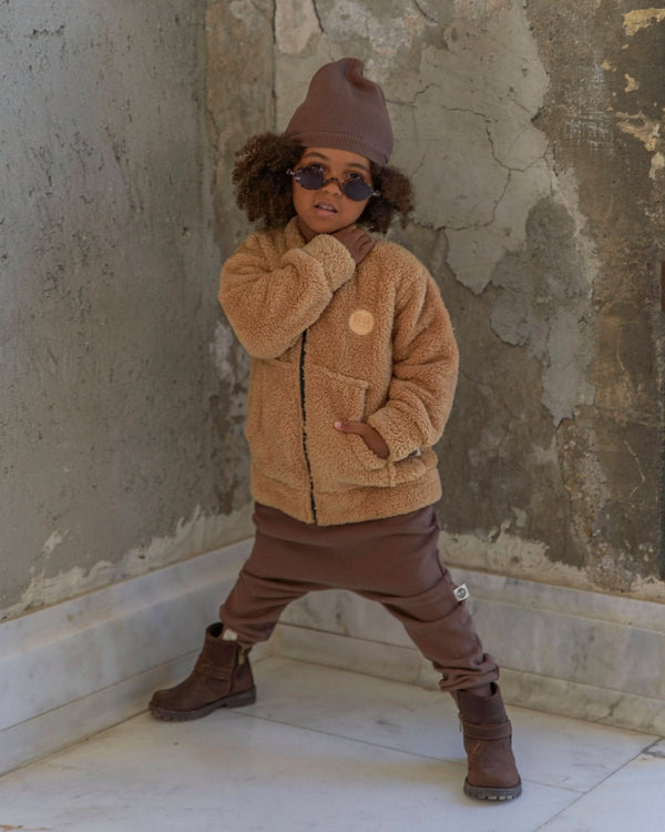 Bebek Unisex Fermuarlı ve Cepli Kışlık Hırka - RG brand