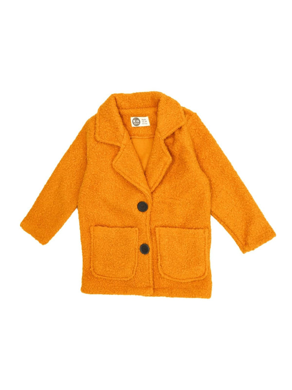 Çift Cepli ve Düğmeli Çocuk Montu - RG brand
