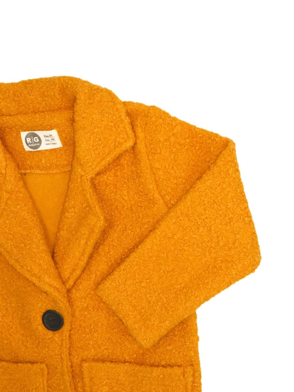 Çift Cepli ve Düğmeli Çocuk Montu - RG brand