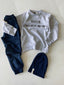 Beret Hooded Sweatshirt Tracksuit Set for Kids