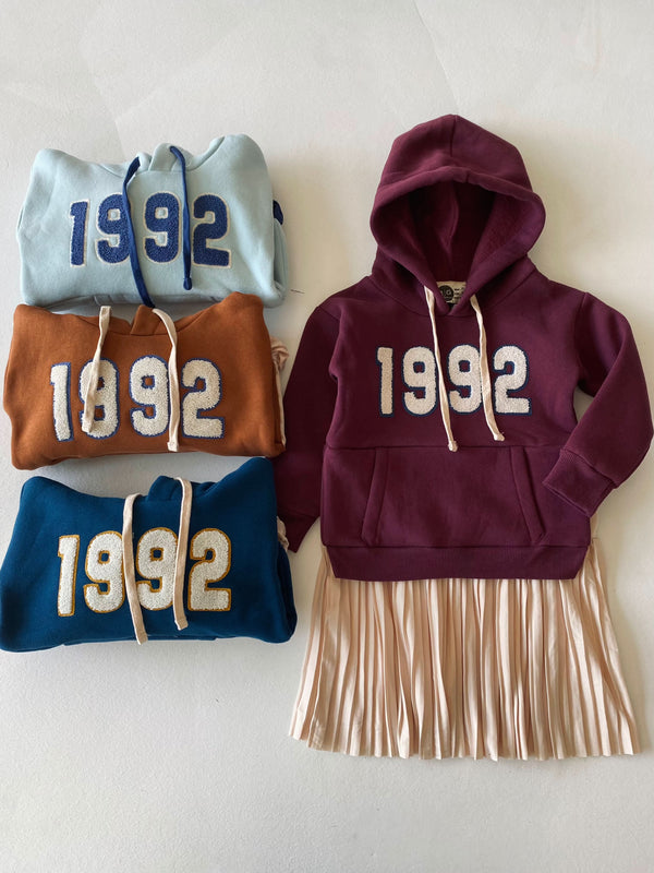 Kapüşonlu Kız Çocuk Etek Elbise | 3–9 Yaş | RG Brand | RG1499