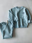 Children's Crew Neck Lace Detailed Tracksuit Set