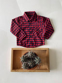 Baby Plaid Patterned Shirt