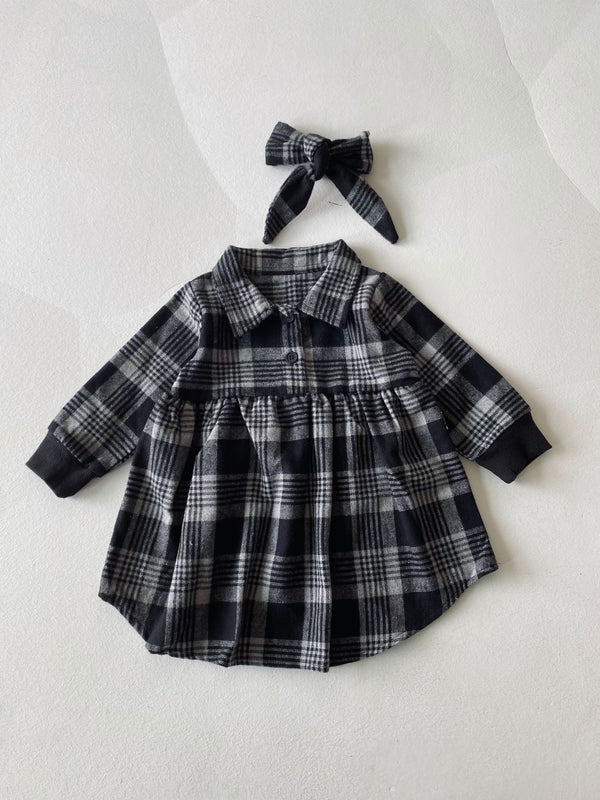 Baby Plaid Dress and Headband | 6 Months–3 Years | RG Brand | RG310