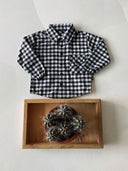 Baby Plaid Patterned Shirt