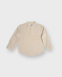 Young Linen Anti-Sweat Collar Long Sleeve Shirt