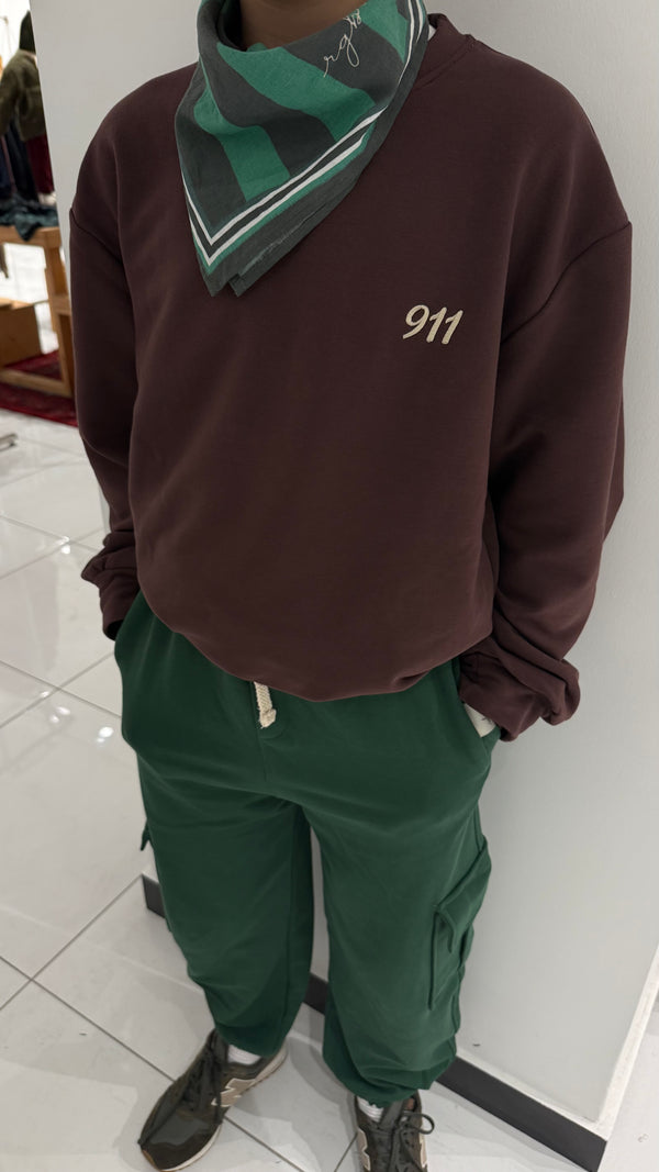 Young Crew Neck Cotton Sweater | Ages 9–15 | RG Brand | RG3403