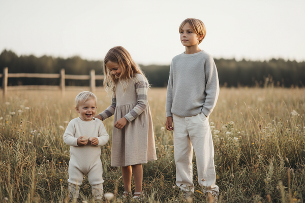 Organik Çocuk Giyim Banner - Avrupa Stili