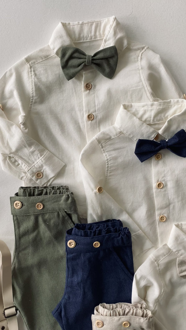 Baby Boy Overalls Set of 4 | 6 Months–3/4 Years | RG Brand | RG326
