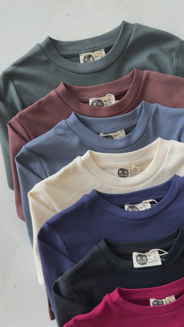 Kız Ve Erkek Çocuk Pamuk Basic Uzun Kollu Tişört | RG Brand | RG1703